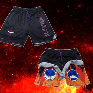 Fire pirate performance shorts