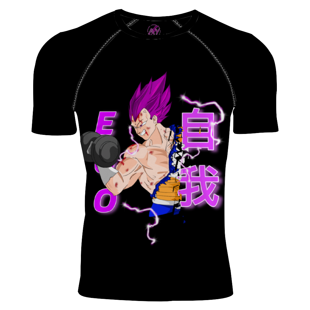 gym ego compression  shirt (black)