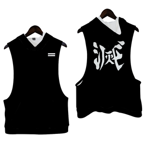 Slayer corp T-Shirts with Hood Sleeveless Tees