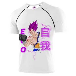 Gym Ego compression tee (white)